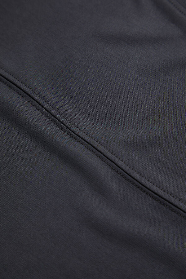 Dark Gray Crew Neck Printed Men's T-Shirt 4