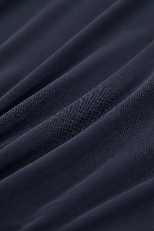 Navy Blue Crew Neck Men's T-Shirt 4