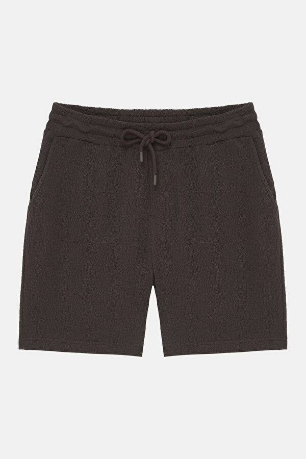 Men's Shorts with Coffee Texture