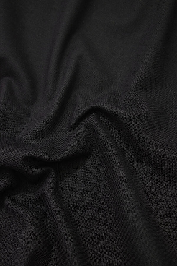 Black Polo Collar Men's T-Shirt with Trim Details 4