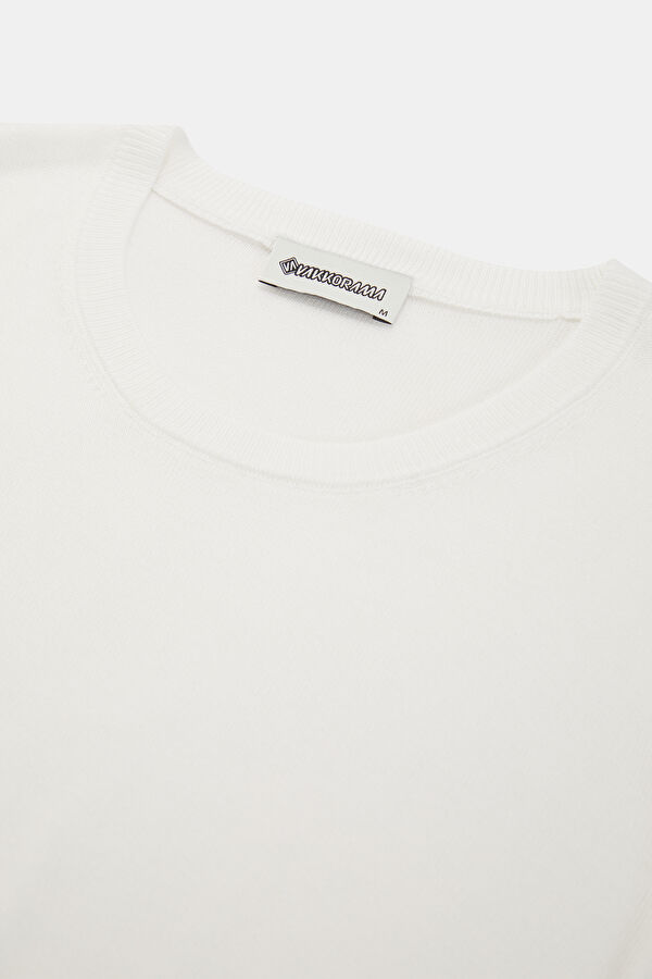 White Crew Neck Men's T-Shirt 6