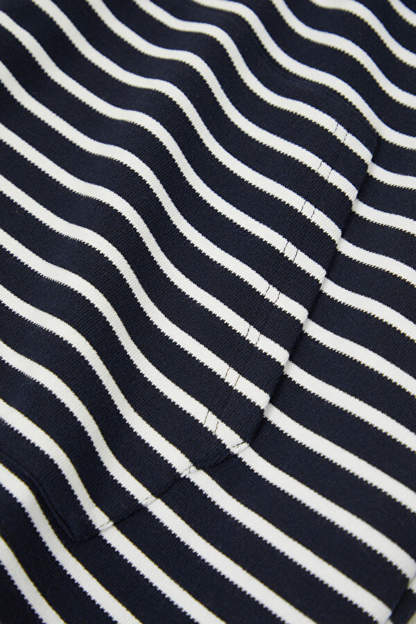 Lacivert Polo Yaka Erkek Sweatshirt 4