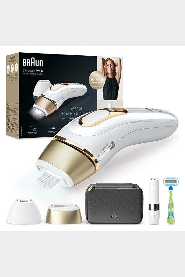 Silk·expert Pro 5 2 Başlıklı IPL Lazer Epilasyon Aleti PL 5146