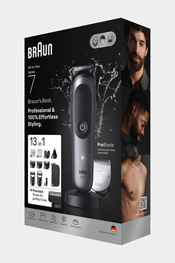 Hepsi Bir Arada Series 7 13'ü 1 arada Tıraş Kiti AIO 7560 8