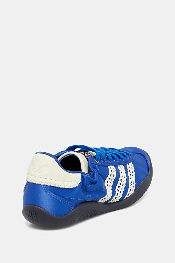 X Wales Bonner Karintha Lo Satin Dark Blue Women's Sneakers 3
