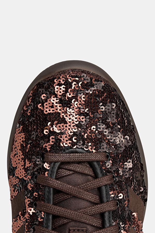 X Wales Bonner Karintha Lo Sequin Burgundy Women's Sneakers 8