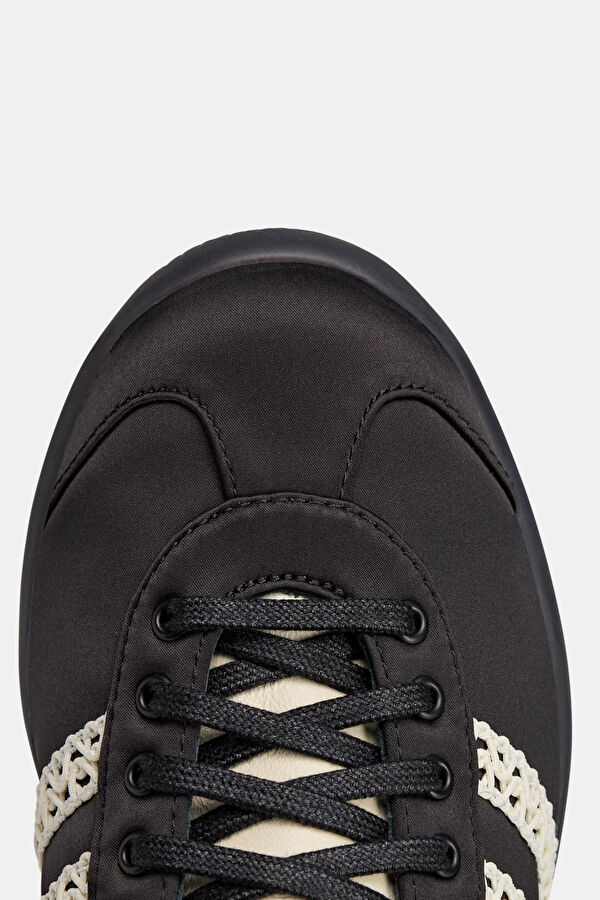X Wales Bonner Karintha Lo Satin Black Women's Sneakers 7