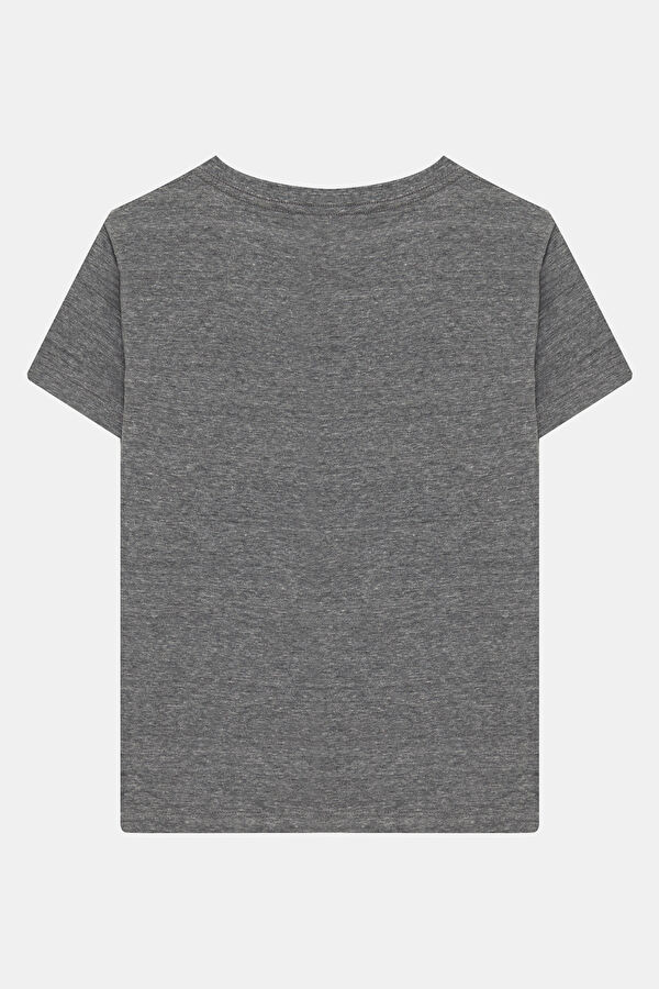 Gri Melanj Kadın T-Shirt 5