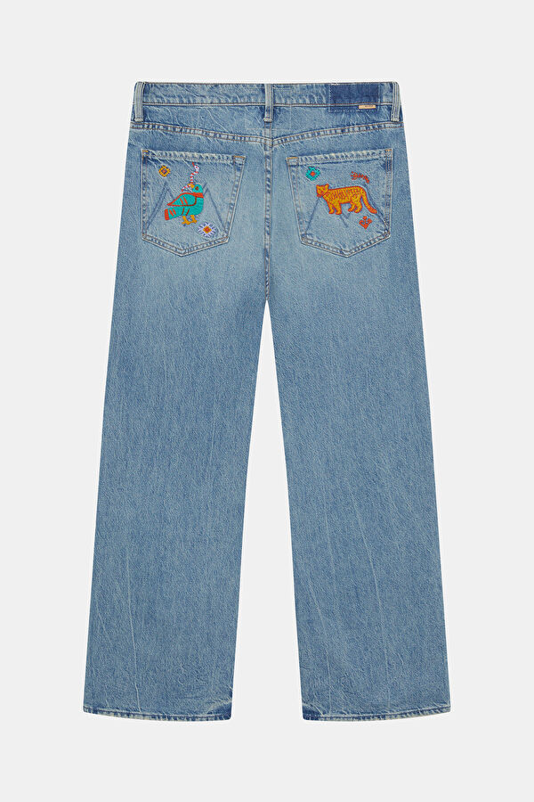 Blue Straight Women's Jeans 5