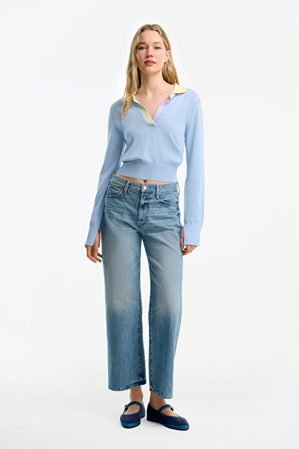 Blue Straight Women's Jeans