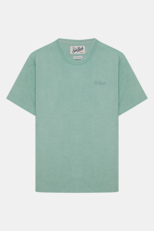 Relax Fit Green Crew Neck Men's T-Shirt