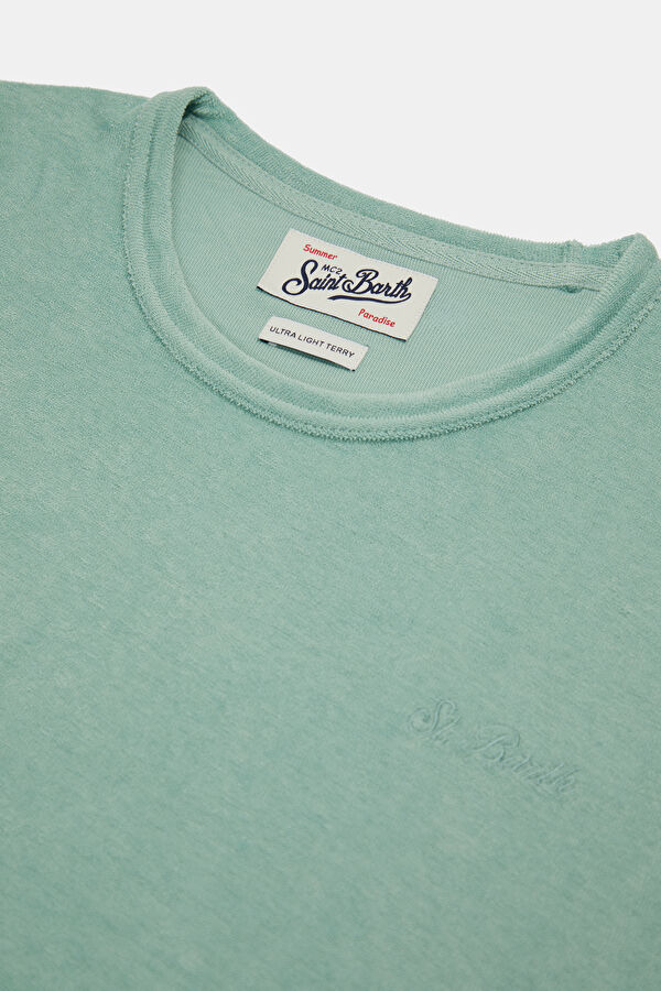 Relax Fit Green Crew Neck Men's T-Shirt 3