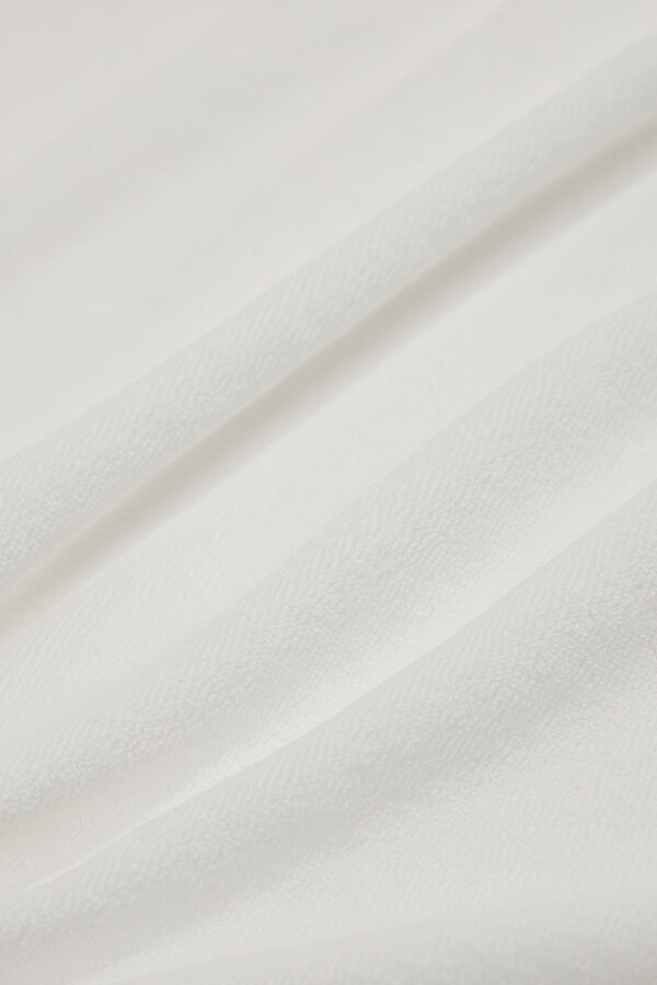 Relax Fit White Crew Neck Men's T-Shirt 4
