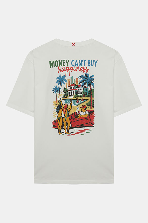 Delmar Money Happiness Men's White T-Shirt