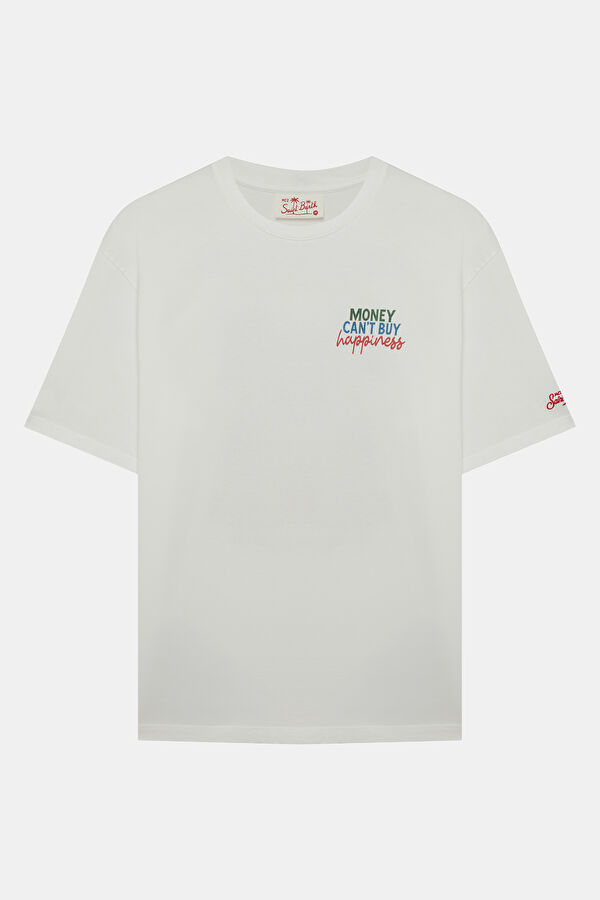 Delmar Money Happiness Men's White T-Shirt 2