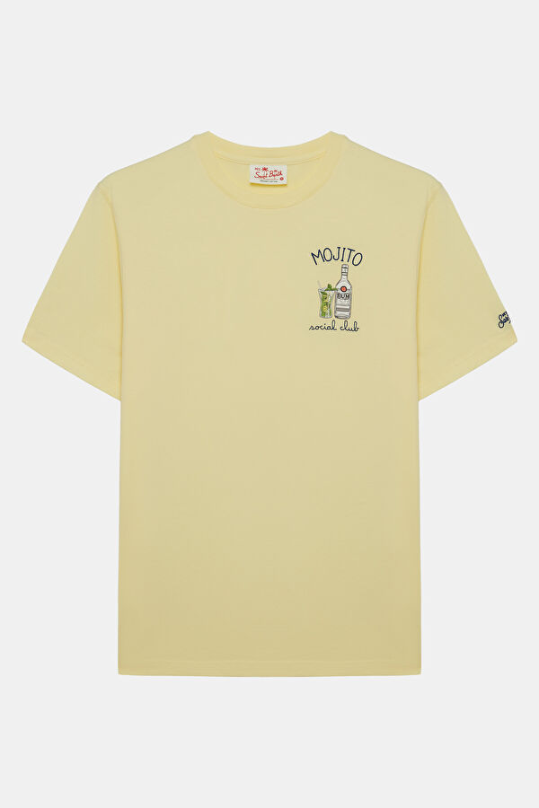 Portofino Social Mojito Erkek Sari T-Shirt