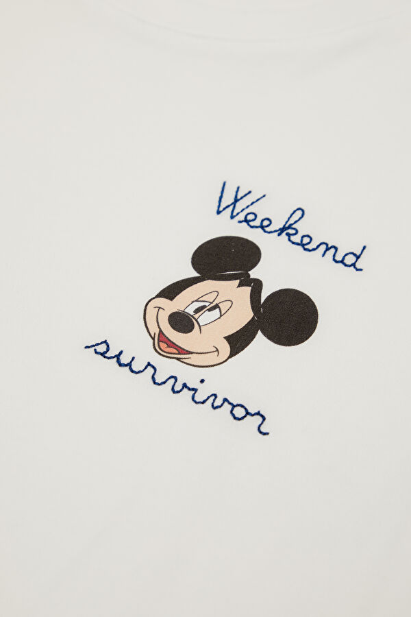 Portofino Mickey Survivor Men's White T-Shirt 4