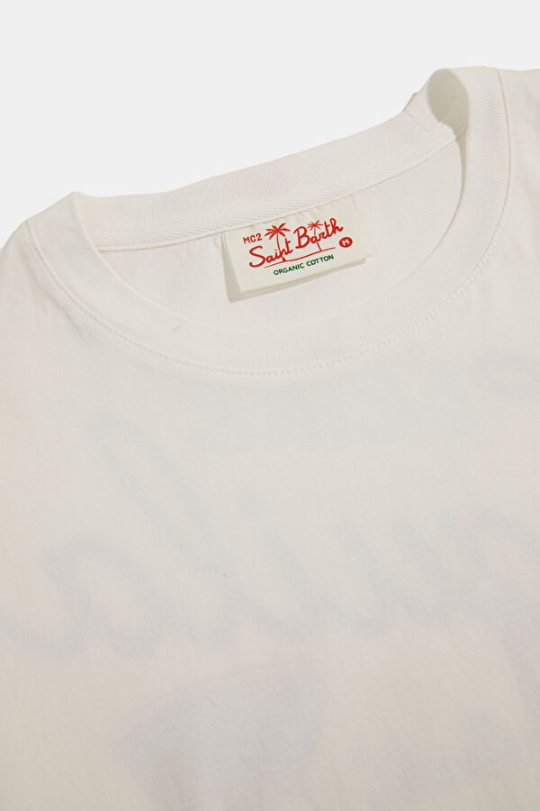 Portland Drink Tequila Erkek Beyaz T-Shirt 3