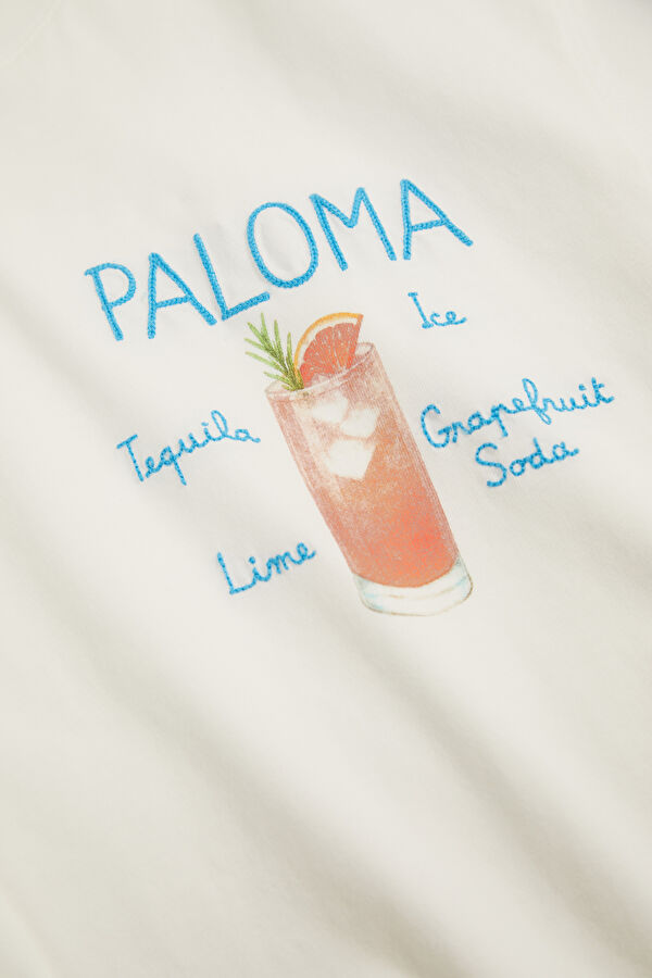 Portofino Paloma Recipe Men's White T-Shirt 4