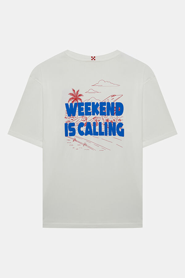 Delmar Weekend Jet Men's White T-Shirt