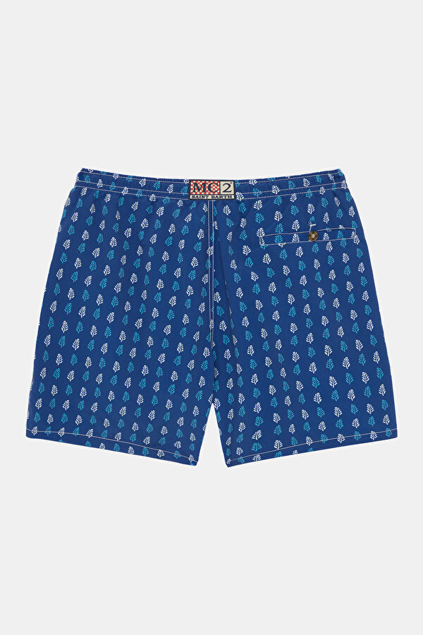 Caprese Batik Nature Patterned Men's Navy Swimsuit 2