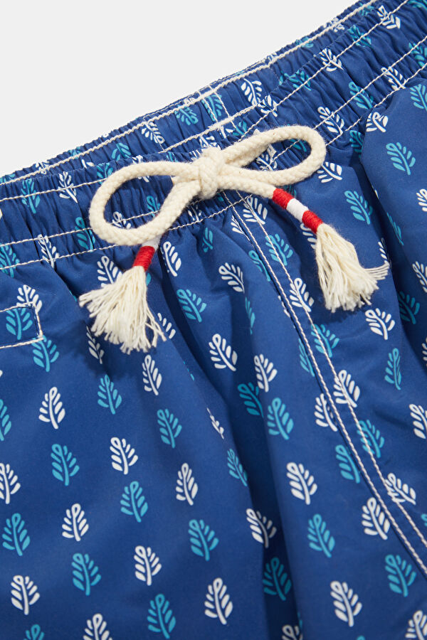 Caprese Batik Nature Patterned Men's Navy Swimsuit 3