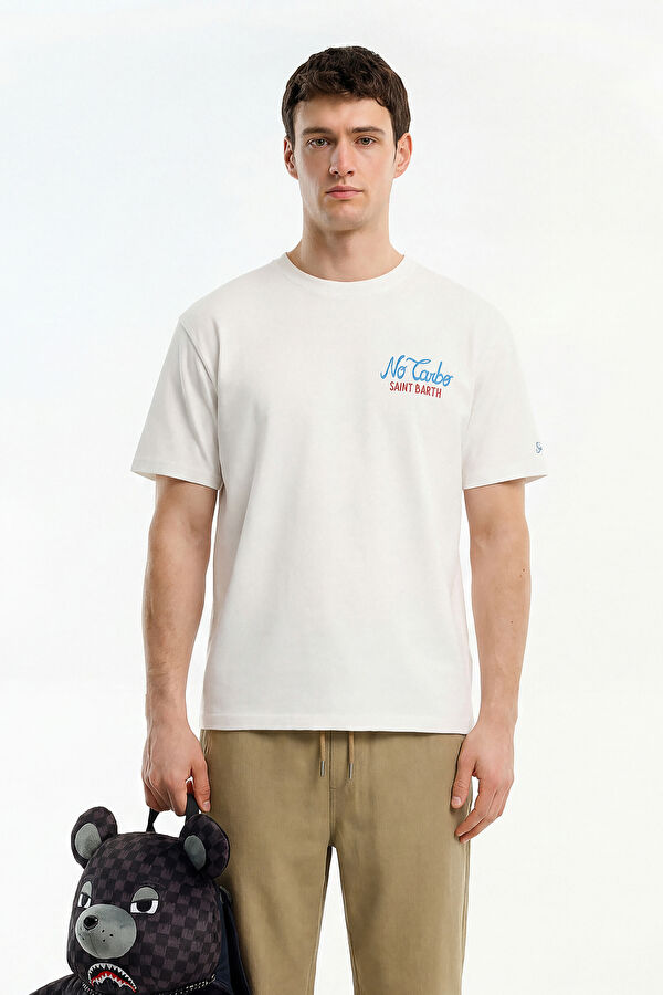 Portland No Carbo Men's White T-Shirt