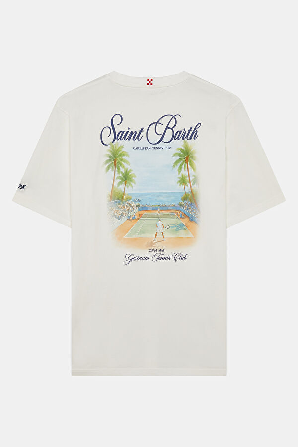 Portland Gustavia Cup Erkek Beyaz T-Shirt