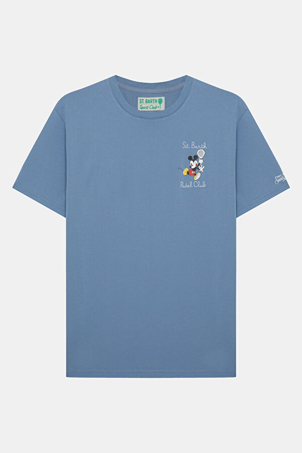 Portofino Mickey Padel Erkek Mavi T-Shirt