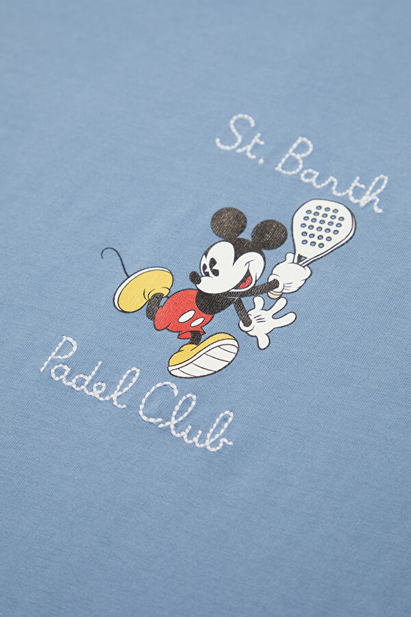 Portofino Mickey Padel Erkek Mavi T-Shirt 4