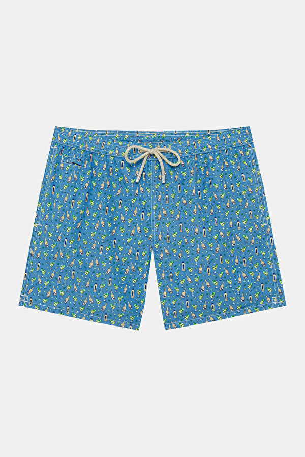 Lighting Micro Fantasy Hugo Night Men's Blue Swimsuit