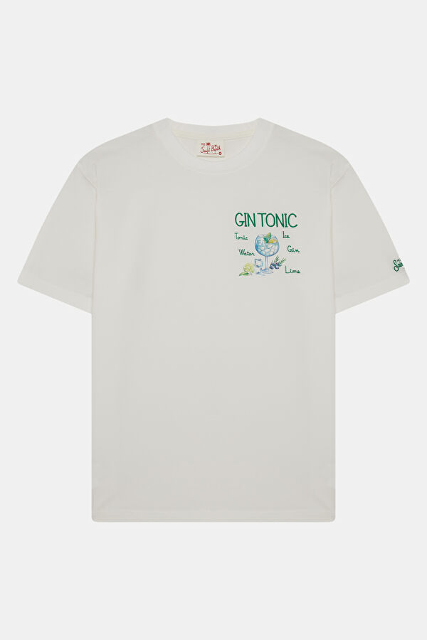 Portofino Gin Tonic Recipe Men's White T-Shirt