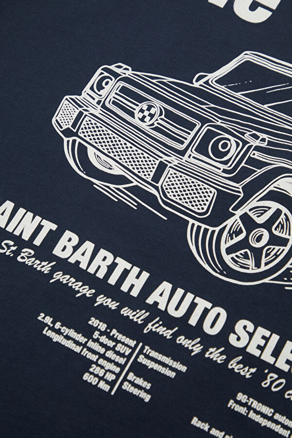 Portland Tank Garage Erkek Lacivert T-Shirt 6