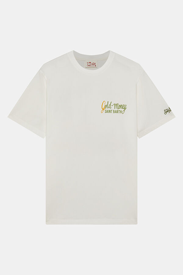Portland Gold Money Men's White T-Shirt 2