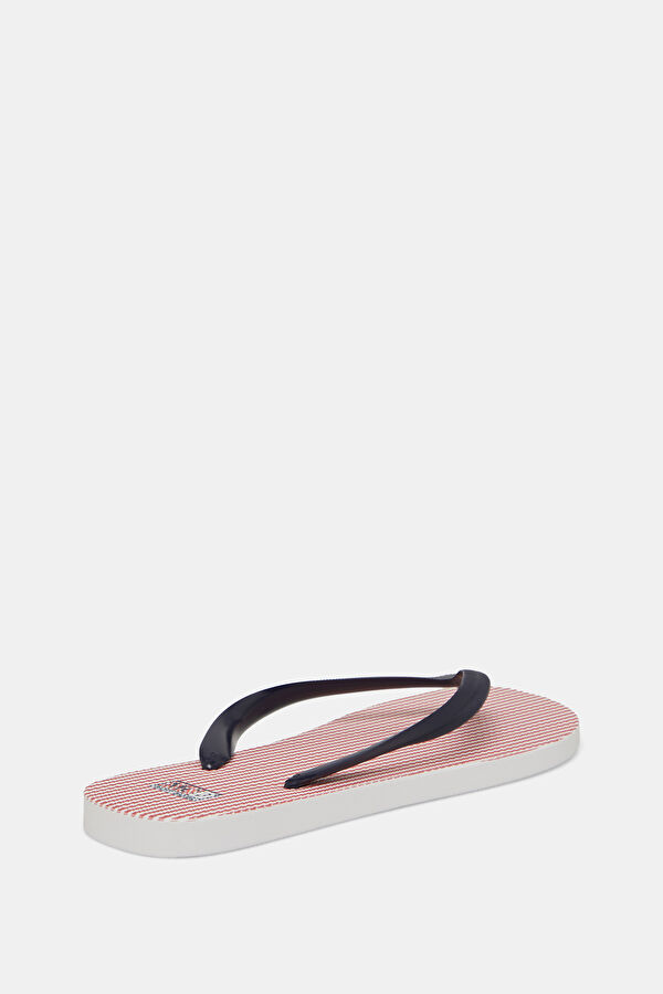 Tommy Striped Men's Red Slippers 3