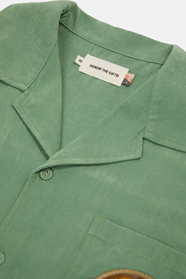 Relax Fit Mint Men's Shirt 3