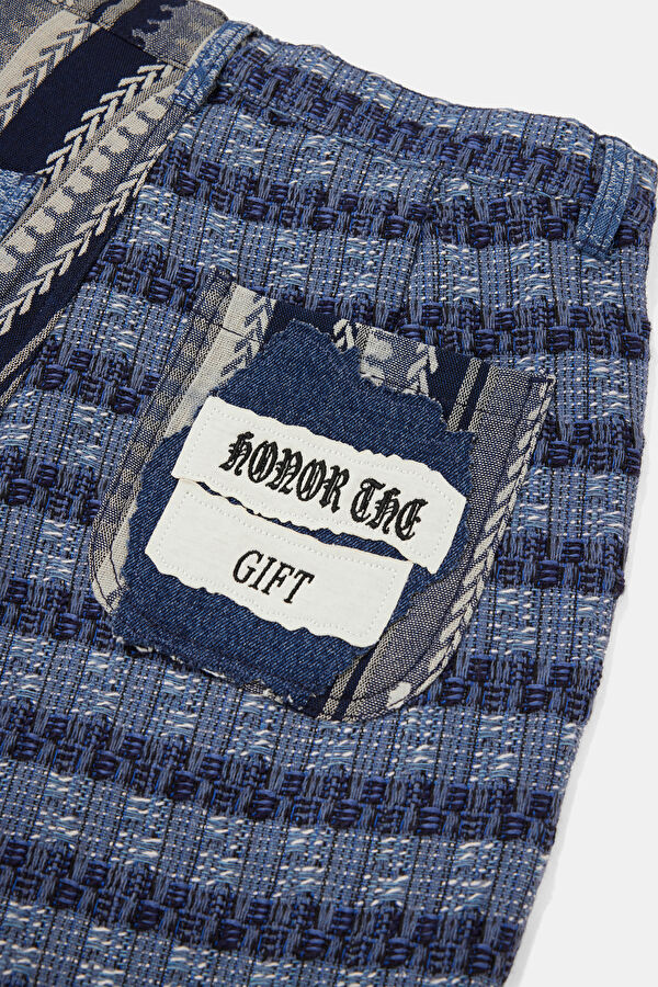 Relax Kalıp İndigo Straight Erkek Pantolon 5