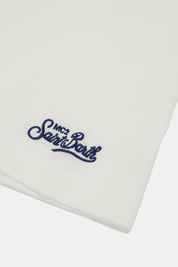 Portland St. Barth Hotel Erkek Beyaz T-Shirt 5