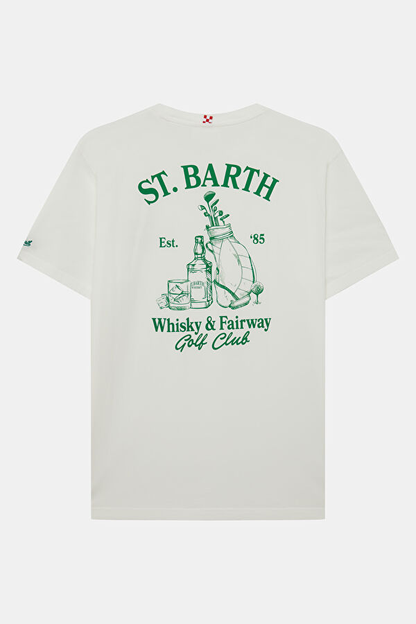 Portland Whisky Faireway Men's White T-Shirt