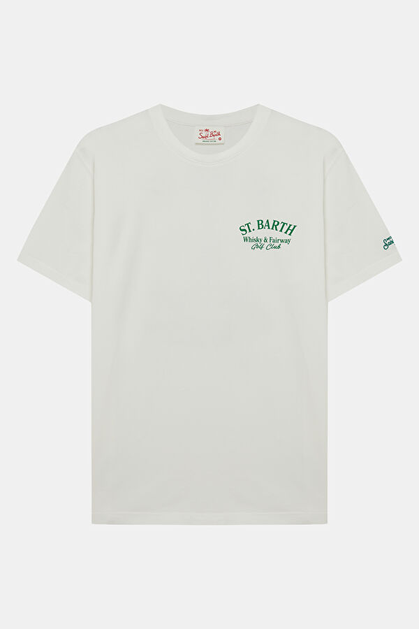 Portland Whisky Faireway Men's White T-Shirt 2