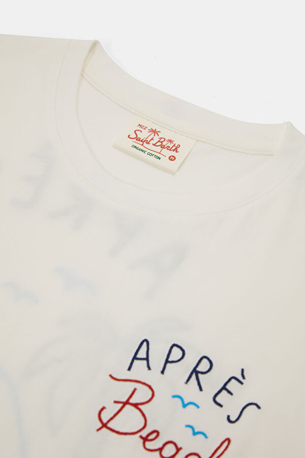 Portland Apres Beach Summer Erkek Beyaz T-Shirt 3