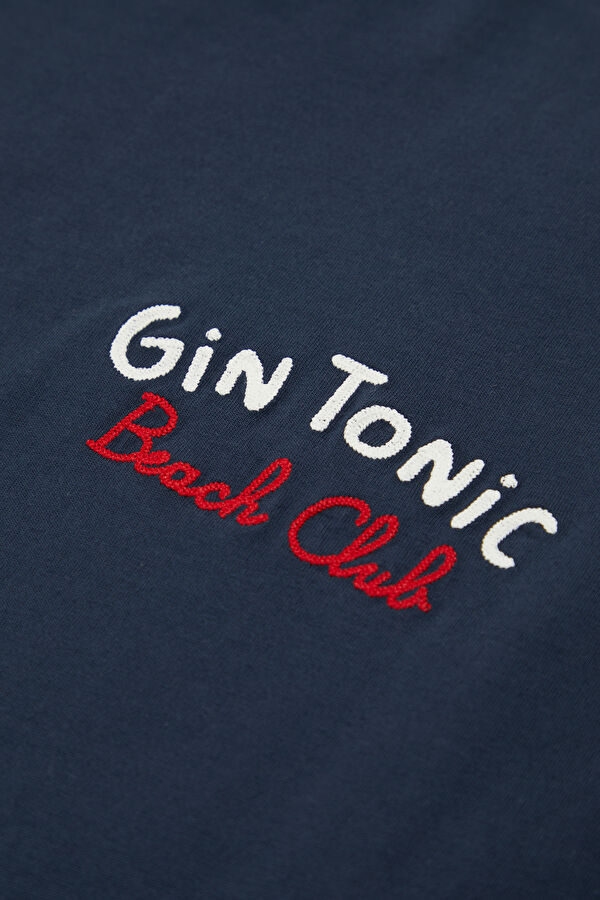 Portland Gin Tonic Summer Men's Navy T-Shirt 4