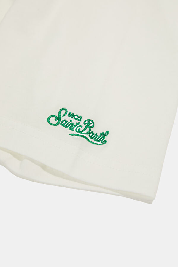Portland Snoopy Tennis Men's Cream T-Shirt 5