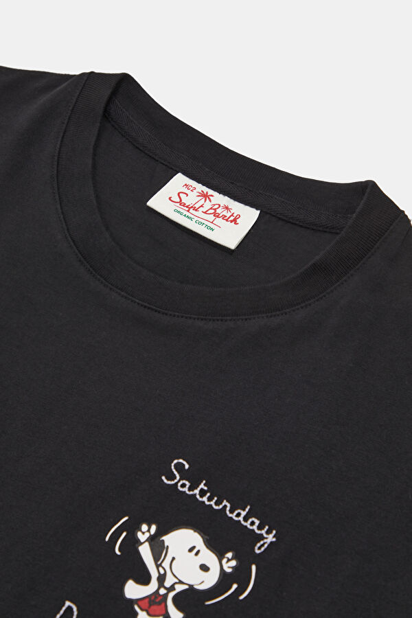 Portofino Snoopy Saturday Fever Erkek T-Shirt 3