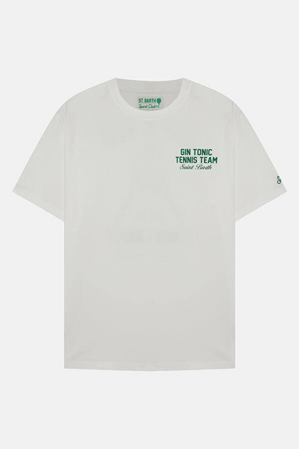 Portland Gin Tonic Tennis Men's White T-Shirt T-Shirt 2