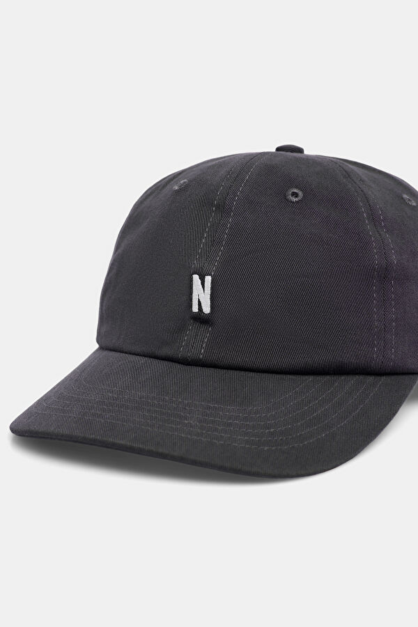Gray Embroidered Hat 3