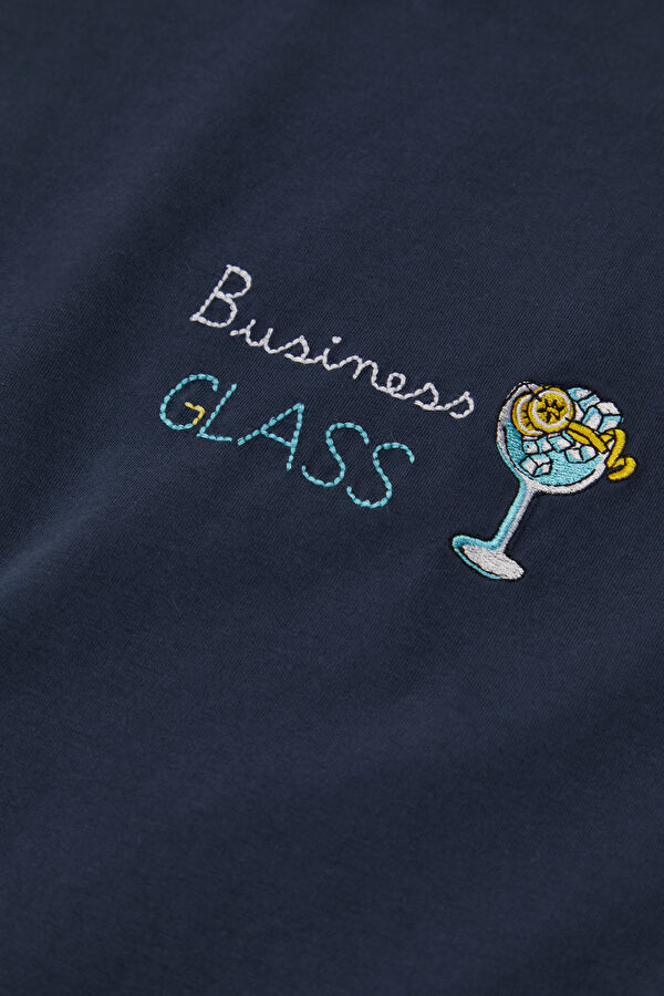 Portofino Business Glass Men's Navy T-Shirt 4
