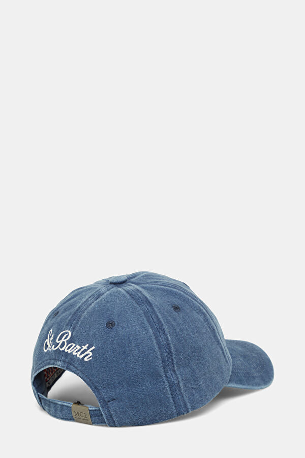 Davis Denim Time is Money Erkek Mavi Şapka 2