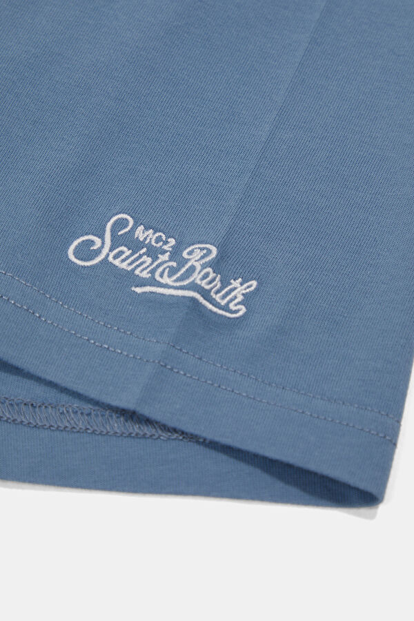 Portofino Need Gin Glass Men's Blue T-Shirt 5