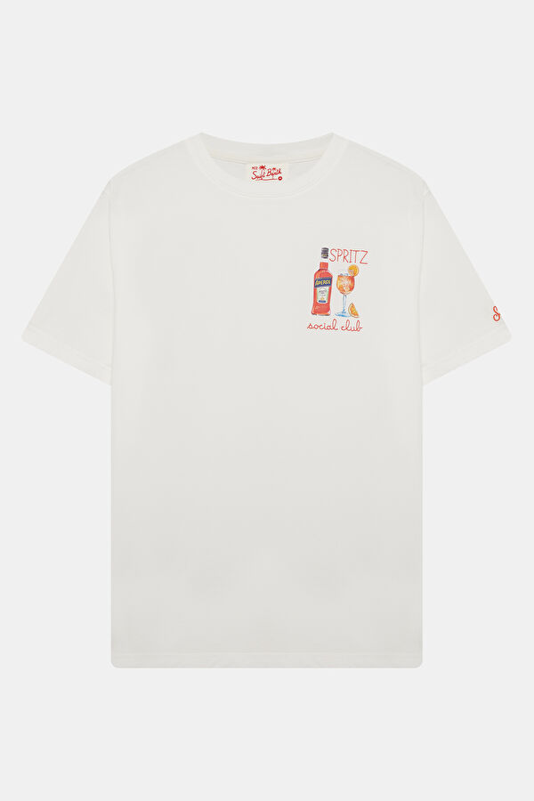 Portofino Social Spritz Erkek Beyaz T-Shirt